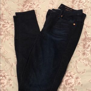 7 For All Mankind- Skinny Dark Wash Jean Size 25